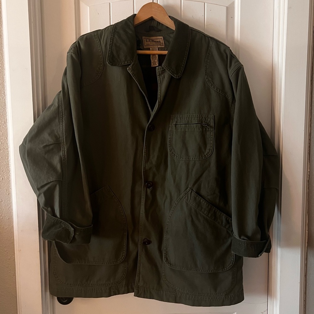 L.L. Bean Olive Green Military & Field Jacket